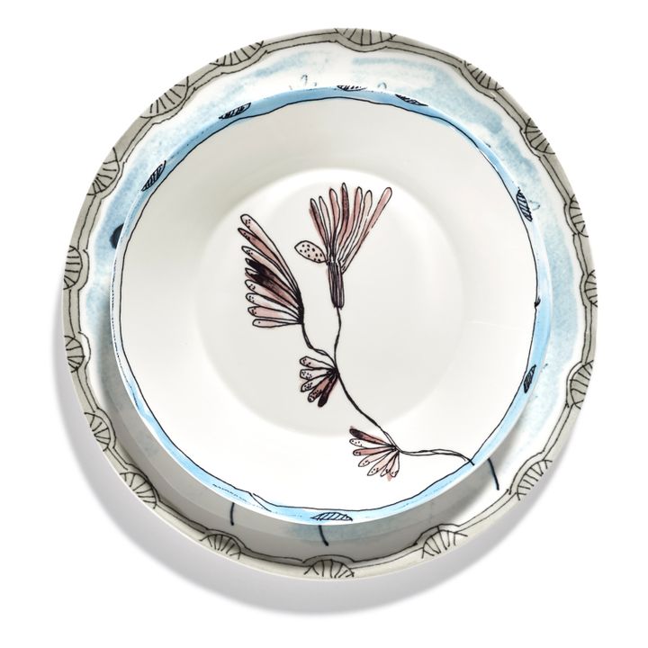 Assiettes creuse Camelia, Serax for Marni - Set de 2 | Berenjena- Imagen del producto n°4