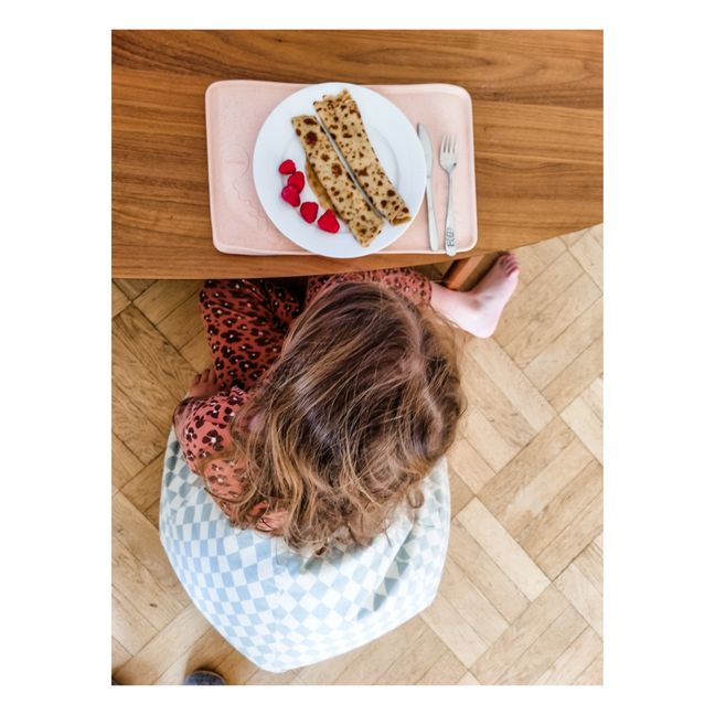 Set de table en caoutchouc naturel | Rose pêche