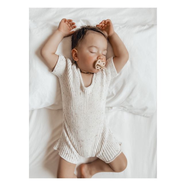 Natural Rubber Physiological Pacifiers - Set of 2 | Cream