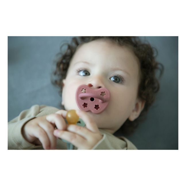Natural Rubber Physiological Pacifiers - Set of 2 | Powder pink