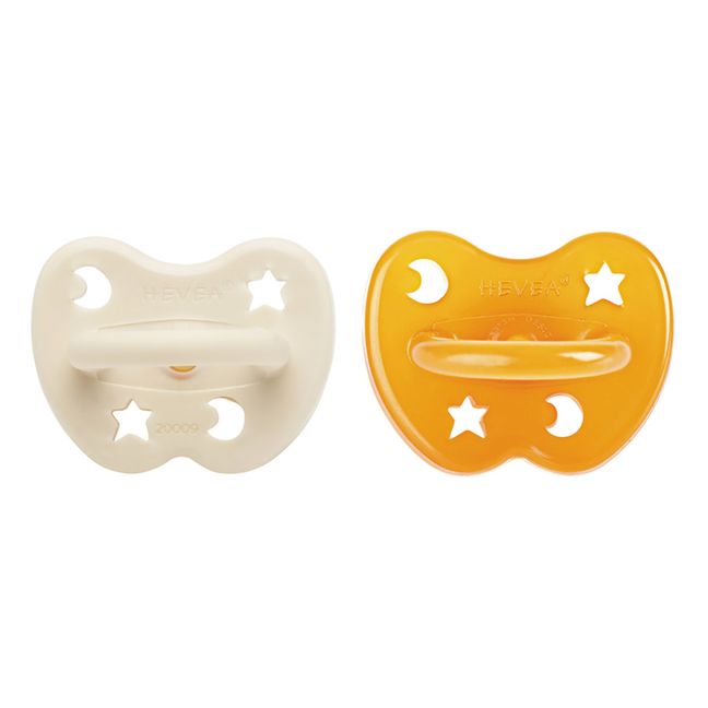 Natural Rubber Pacifiers - Set of 2