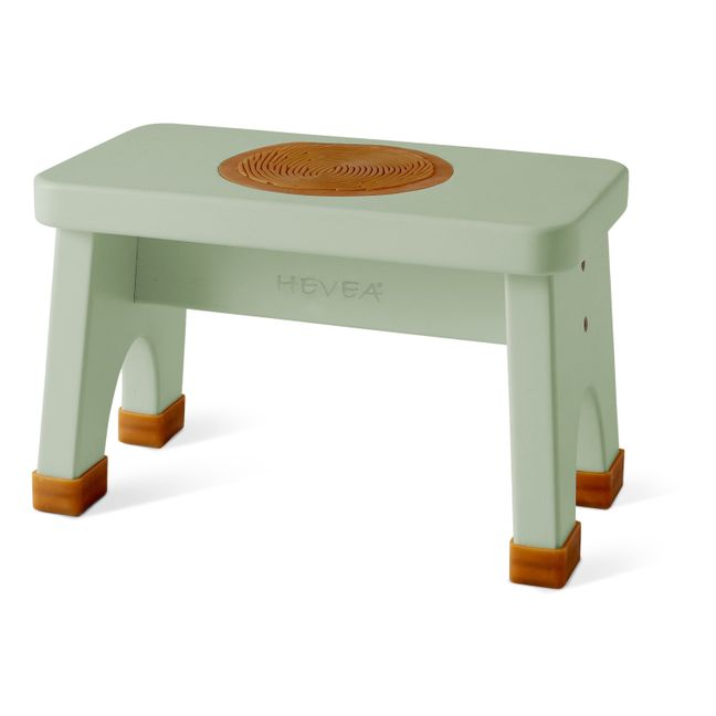 Tabouret en bois d'hévéa | Sauge
