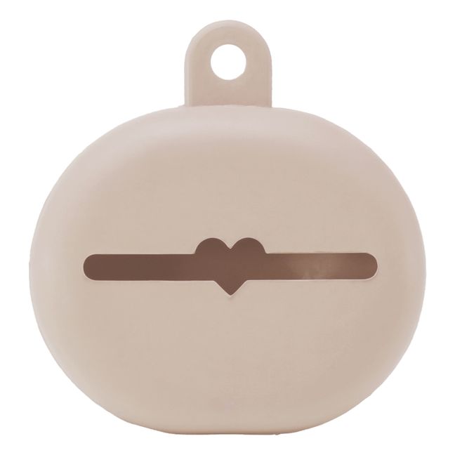 Etui à tétine en caoutchouc naturel | Beige
