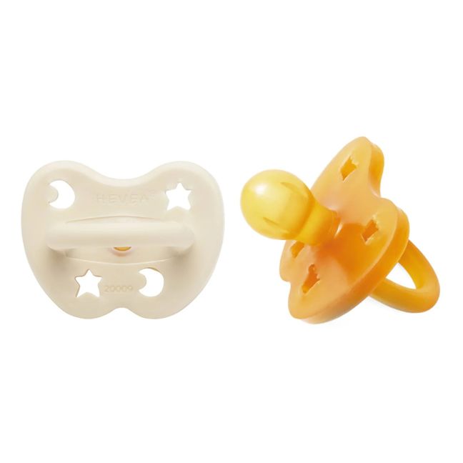 Natural Rubber Pacifiers - Set of 2