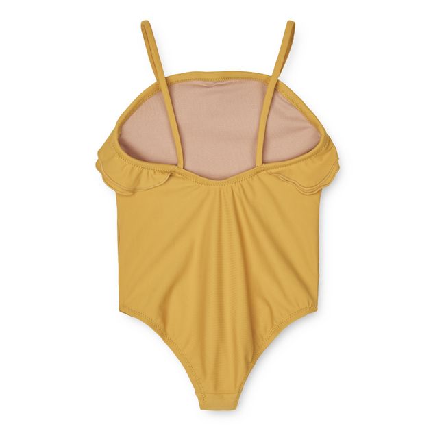 Josette Recycled Material One-piece Swimsuit | Mustard