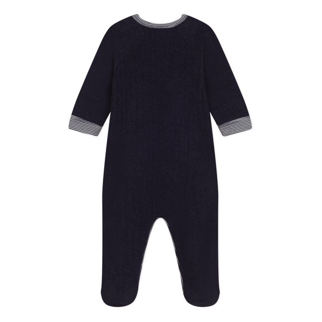 Pyjama Eponge Bouclette | Navy blue