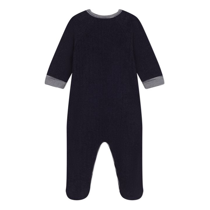 Pyjama aus Frottee | Navy- Produktbild Nr. 2