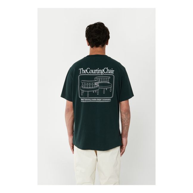 T-shirt Courting Chair | Vert foncé