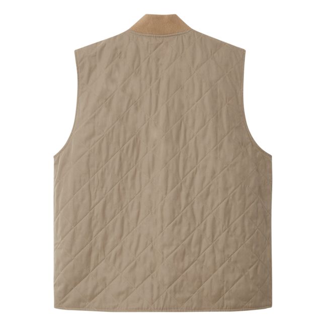 Puffer Vest | Light brown