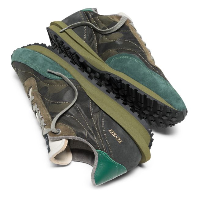 Zapatillas Tenkei Track Edition | Verde Oscuro