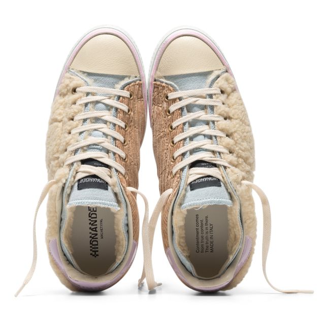 Starless Low Polar Fleece Sneakers | Beige
