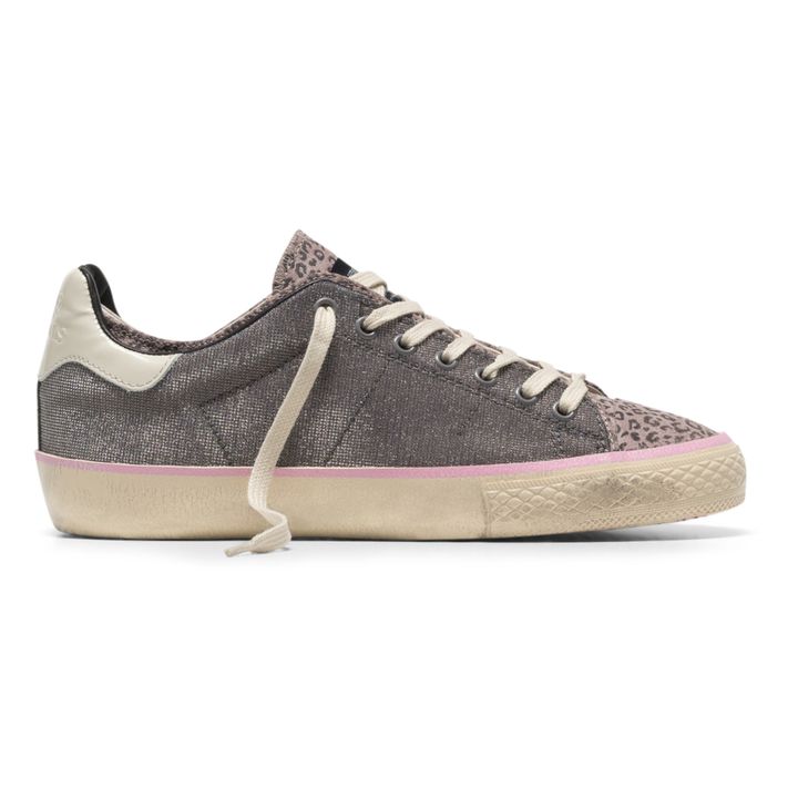 Scarpe da ginnastica glitterate | Grigio- Immagine del prodotto n°0