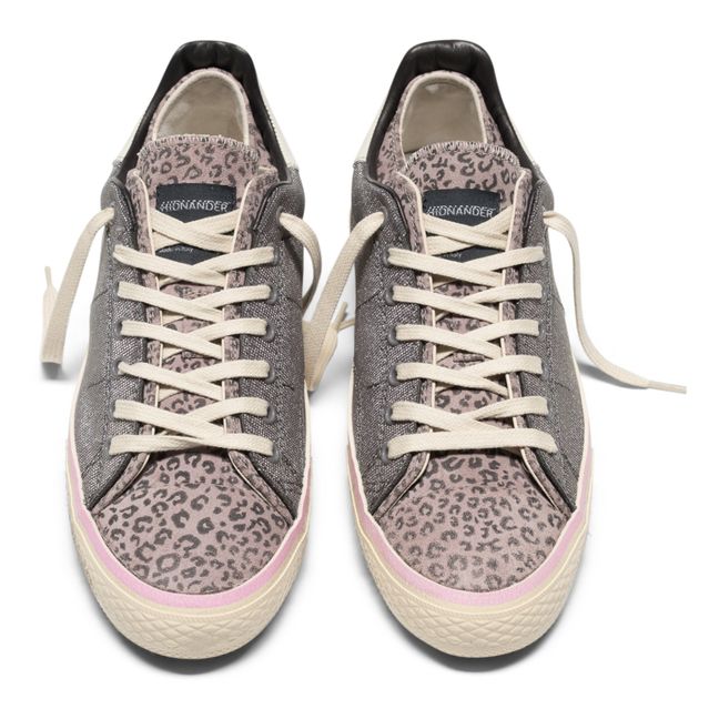Sneakers Glitter | Grau