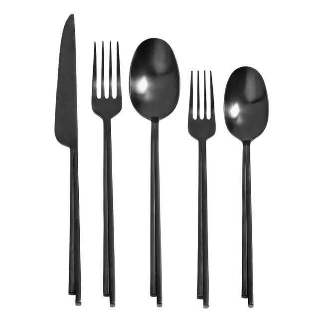 5-piece cutlery set, Kelly Wresler | Black