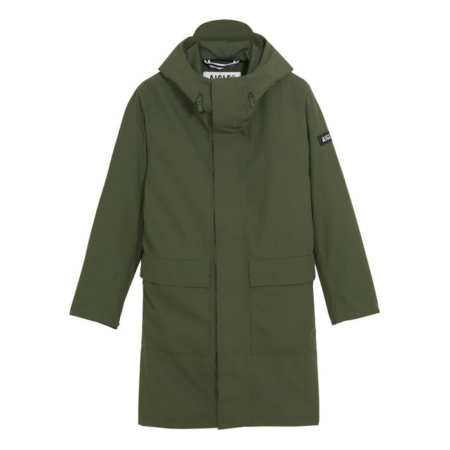 Parka larga impermeable MTD | Verde Kaki