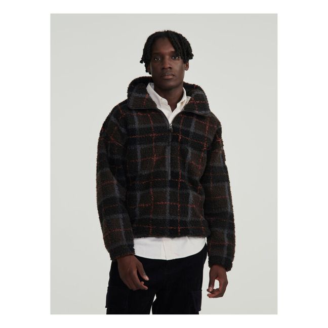 Polaire Sherpa Zippé | Noir
