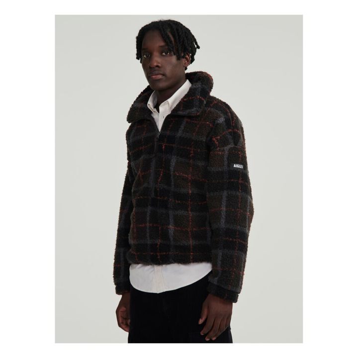 Forro polar Sherpa Zip | Negro- Imagen del producto n°2