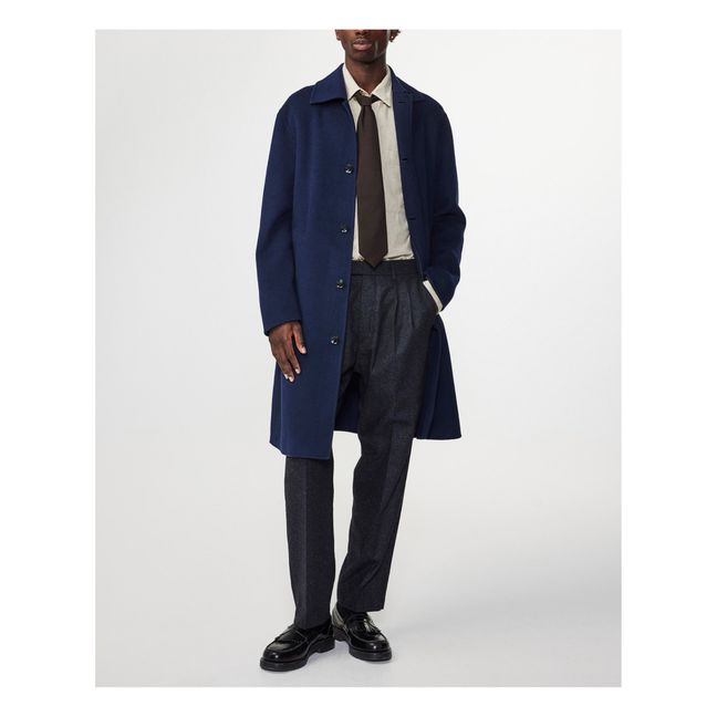 Franco 8015 Wool Coat | Navy blue