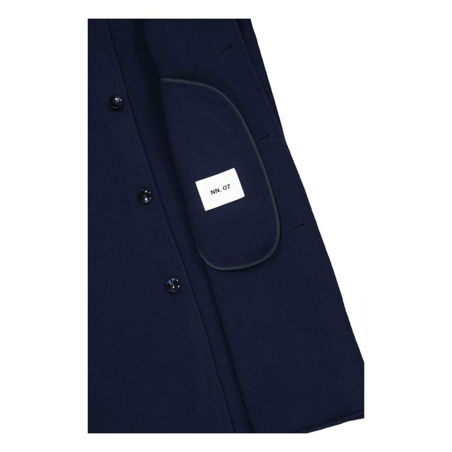 Mantel Franco 8015 Wolle | Navy