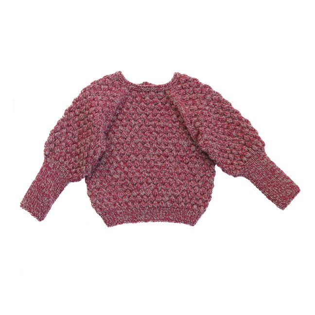 Suéter de merino hecho a mano Elissa | Rosa