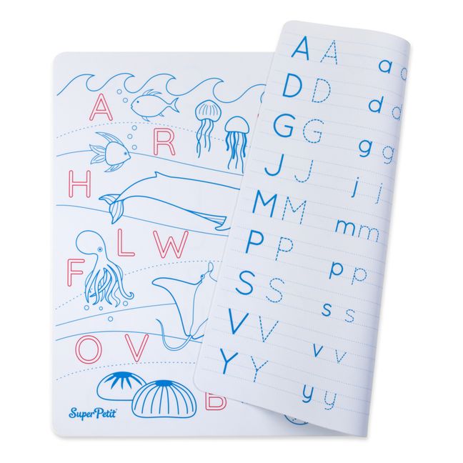 Set de table à colorier Alphabet