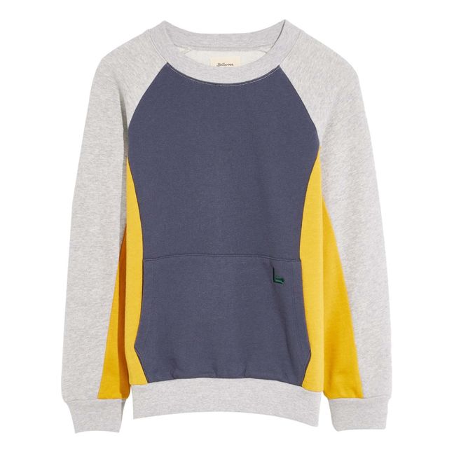 Sweat Colorblock Fortino | Gris chiné