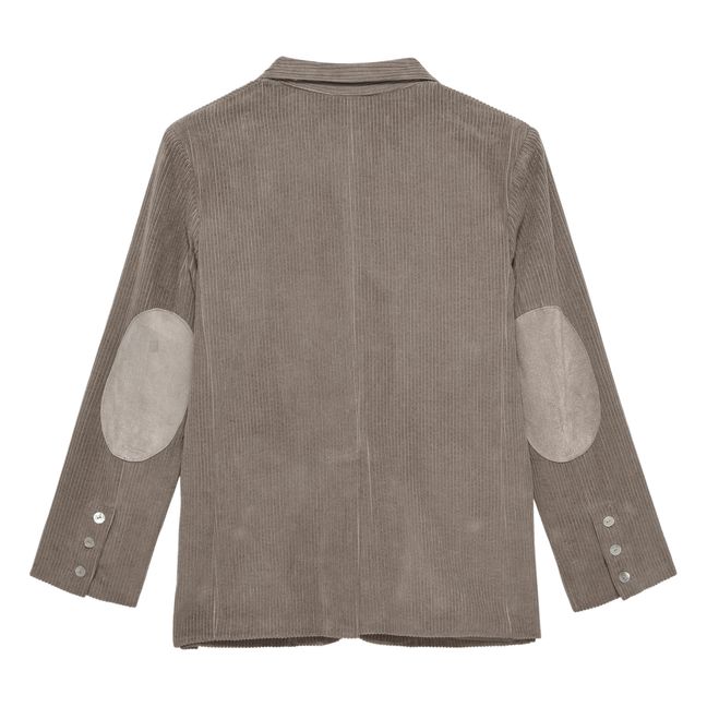 Veste Blazer Velours Côtelé | Maulwurfsfarben