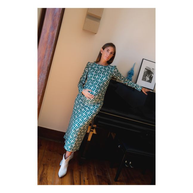Robe de Grossesse Thelma Sintra | Grün