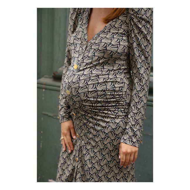 Schwangerschaftskleid Sofia Comporta | Schwarz