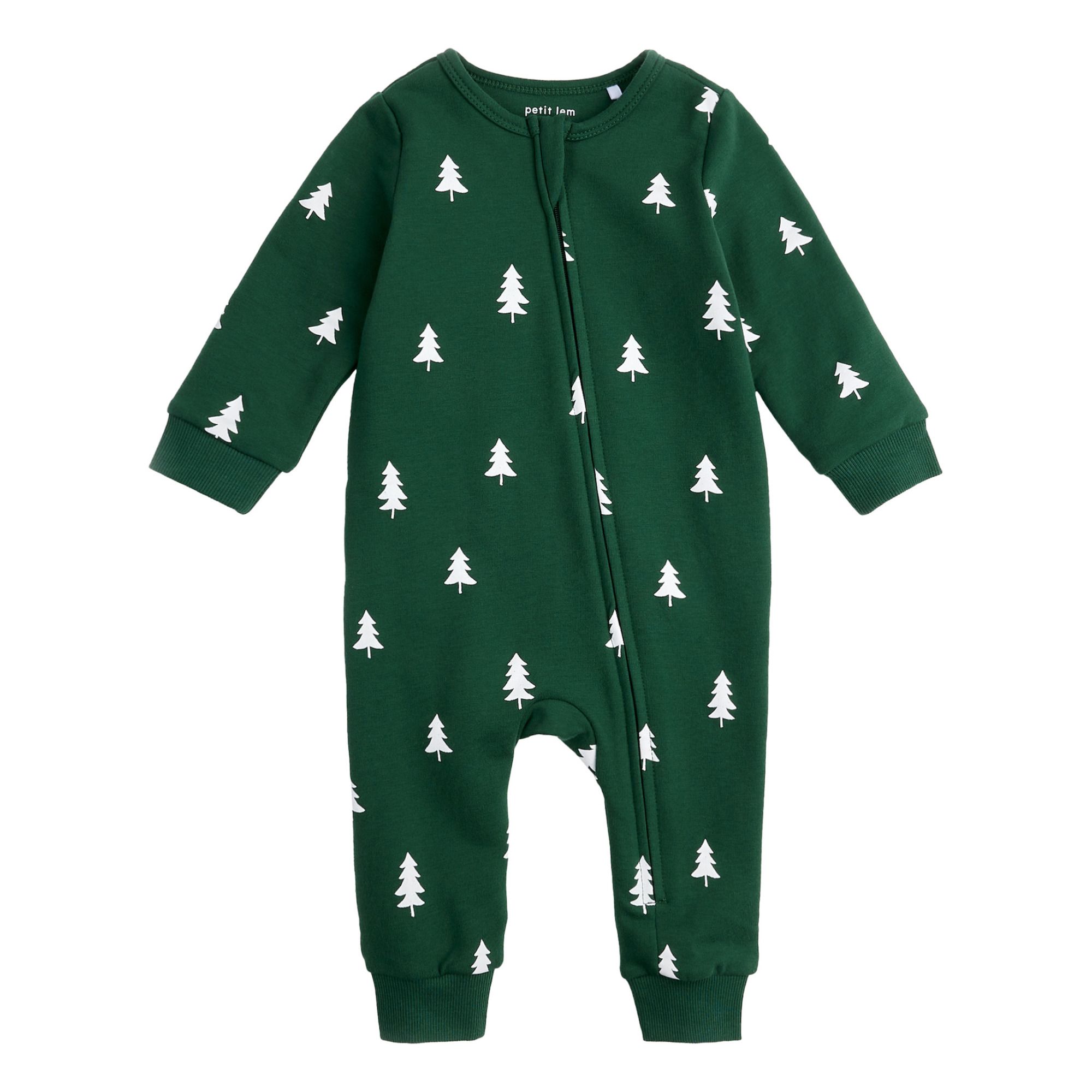 Combinaison Bébé Little Me 3 Mois - Sweat à Capuche Motif Sapin De Noël - Occasion Très Bon État