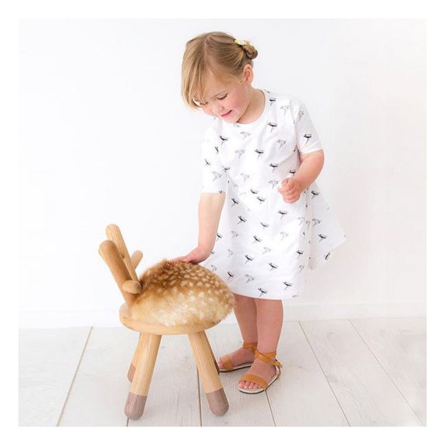 Bambi Chair in Oak and walnut by Takeshi Sawada