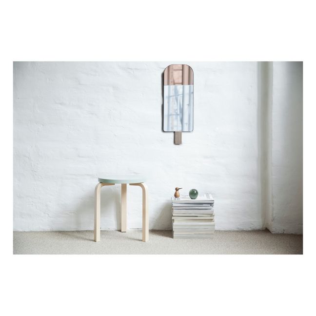 Miroir Ice Cream par Tor & Nicole Vitner Servé | Rose