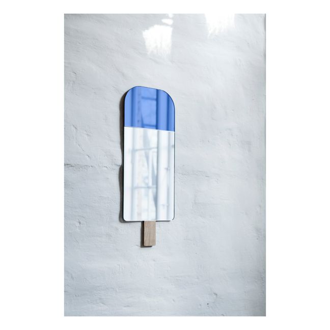Espejo Ice Cream por Tor & Nicol Vitner Servé - 22x57 cm | Azul