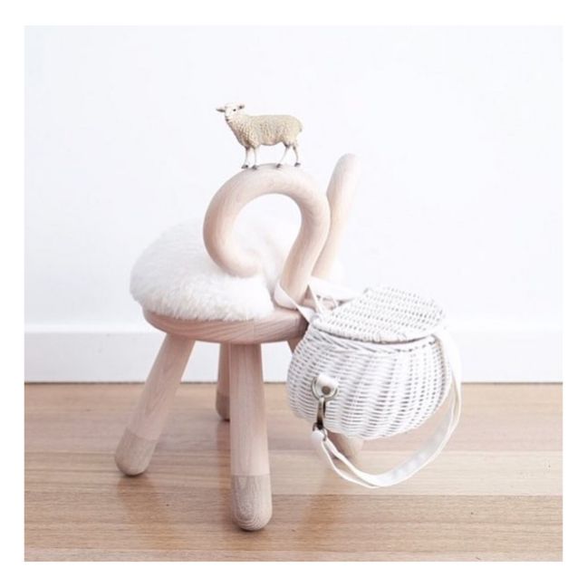 Sheep Chair in oak and beechwood by Takeshi Sawada | White