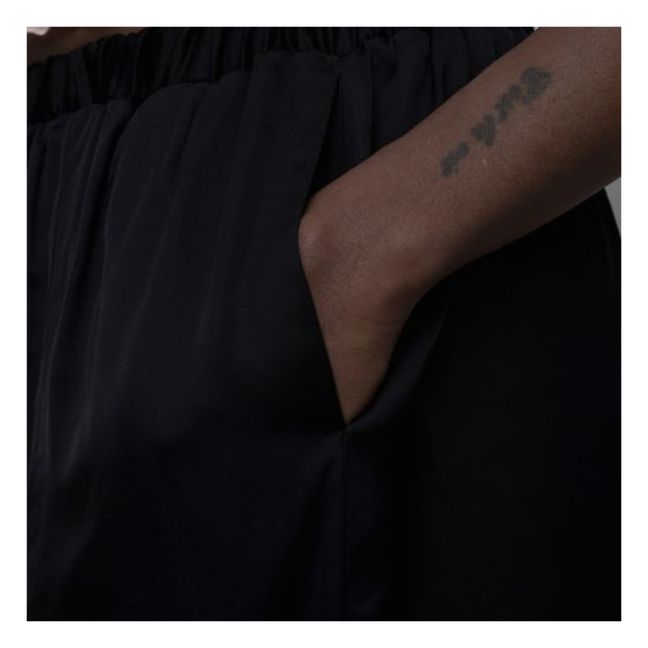 Pantalon Elastiqué Cravat Viscose | Nero
