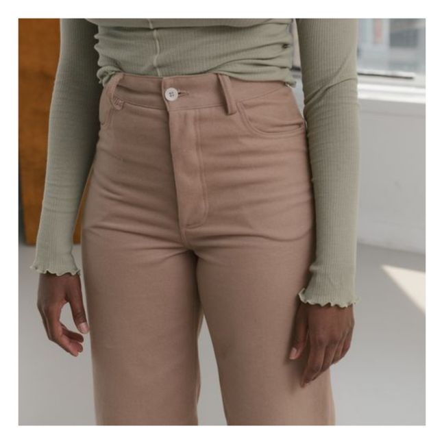Pantalon Navalo Toile de Coton | Camel