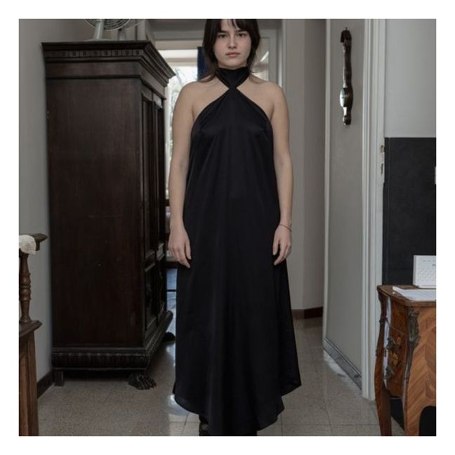 Robe Cravat Viscose | Nero
