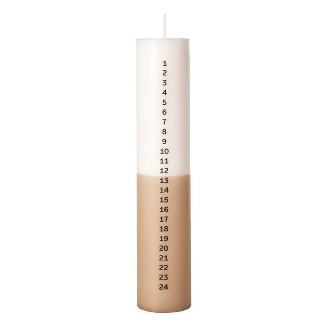 Advent candle | White