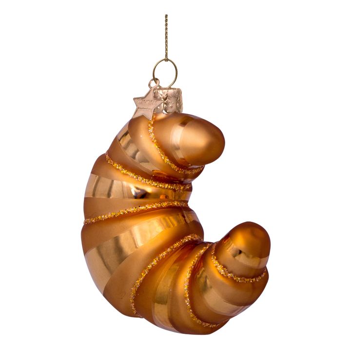 croissant christmas ornament