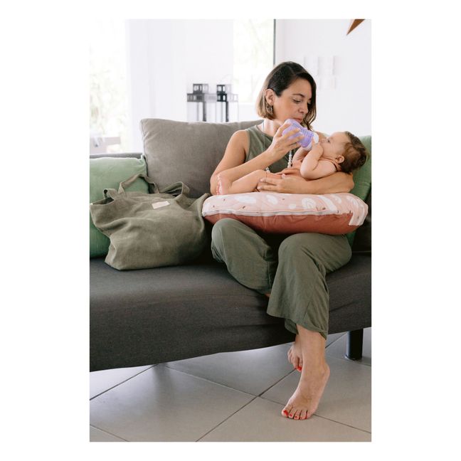 Cuscino gonfiabile per l'allattamento | Rosa
