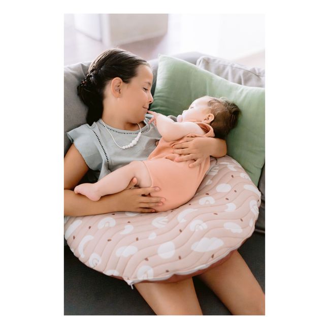 Cuscino gonfiabile per l'allattamento | Rosa