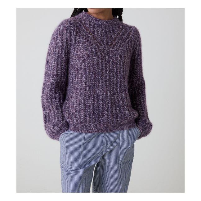 Pullover Mitzi Baby Alpaka | Violett