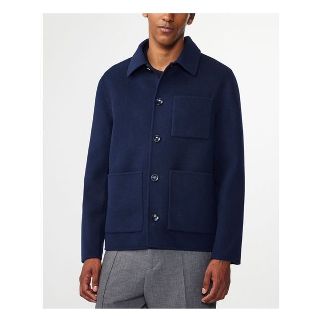 Ansel 8015 Wool Jacket | Navy blue