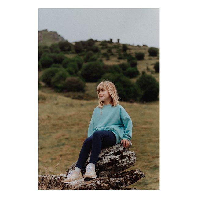 Legging Côtelé en Coton Recyclé Jack | Bleu