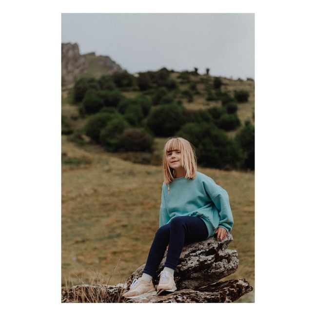 Legging Côtelé en Coton Recyclé Jack | Bleu