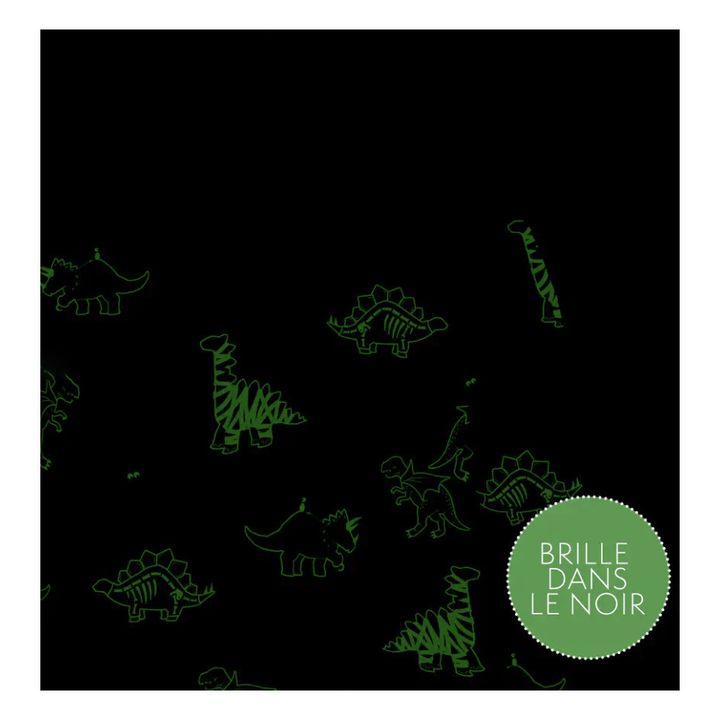 Pyjamas Organic Cotton Dinosaur Phosphorescent | Grey- Product image n°1