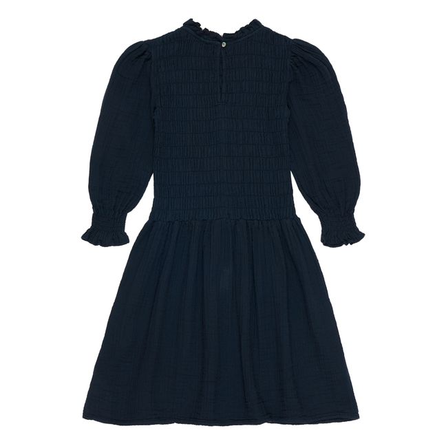 Kleid Ricarda Verantwortungsvolle Baumwolle | Navy