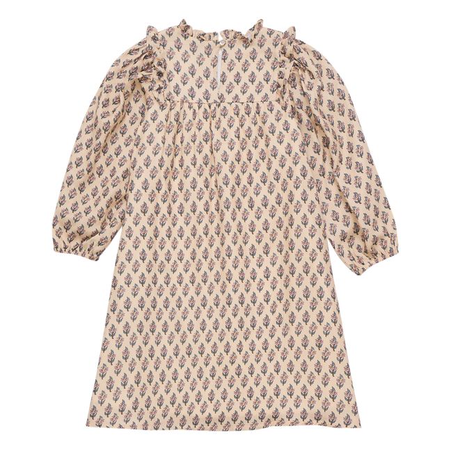 Naina Responsible Cotton Dress | Ecru