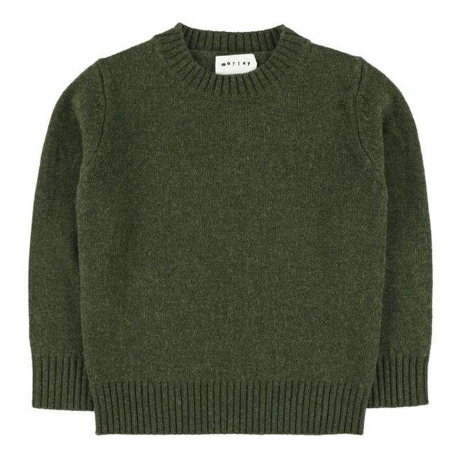 Pullover Wolle Titto | Khaki