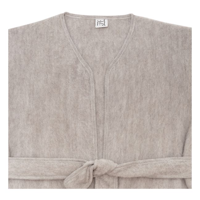 Capas Wool Belted Jacket | Taupe grey